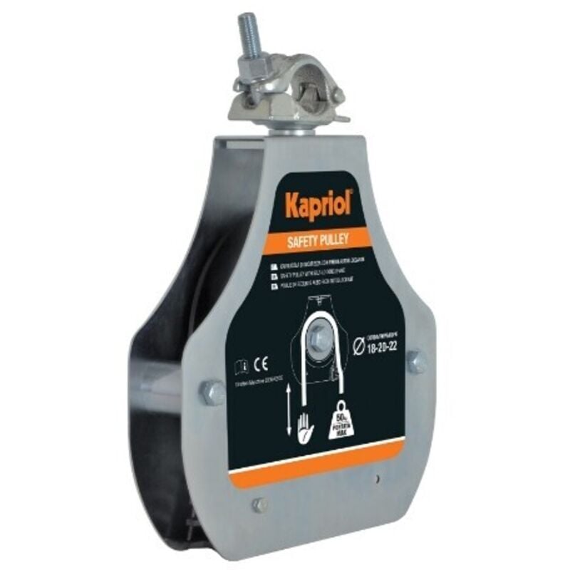 foto del prodotto carrucola con freno autobloccante safety pulley senza fune 25160 kapriol