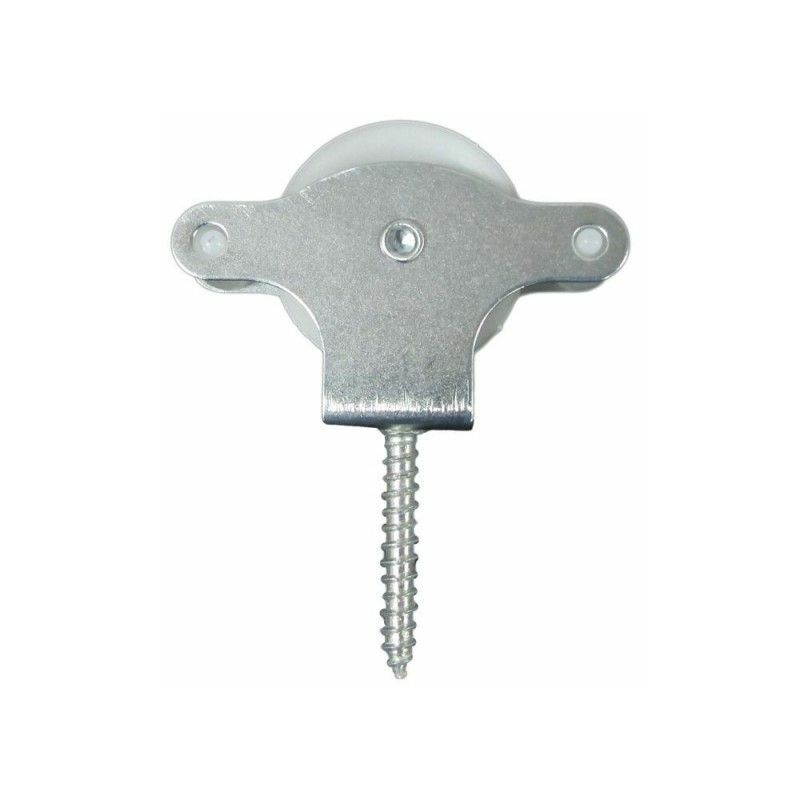 foto del prodotto carrucola stendibiancheria wolfpack zincata 40 mm. puleggia in plastica con bullone a vite