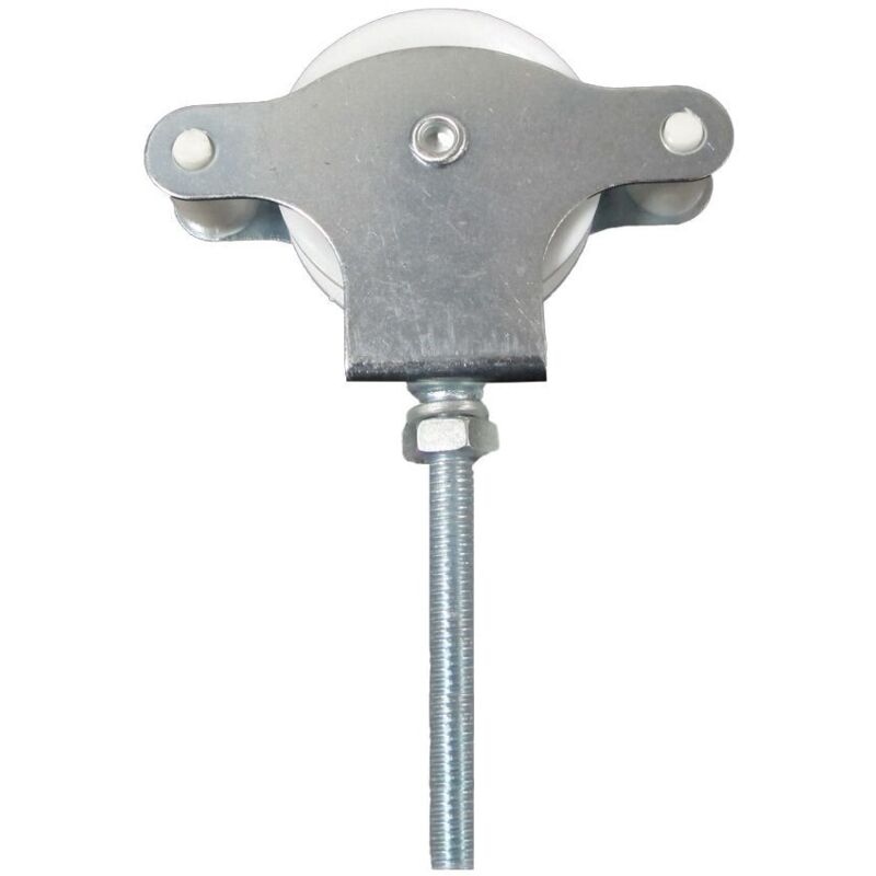 foto del prodotto carrucola stendibiancheria wolfpack zincata 60 mm. puleggia in plastica con vite