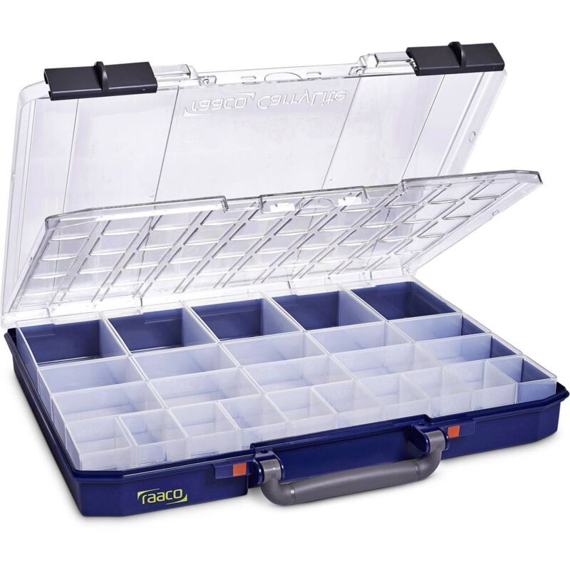 foto del prodotto carrylite 55 5x10 25 2 dlu valigetta per minuteria scomparti 25 contenuto 1 pz. raaco