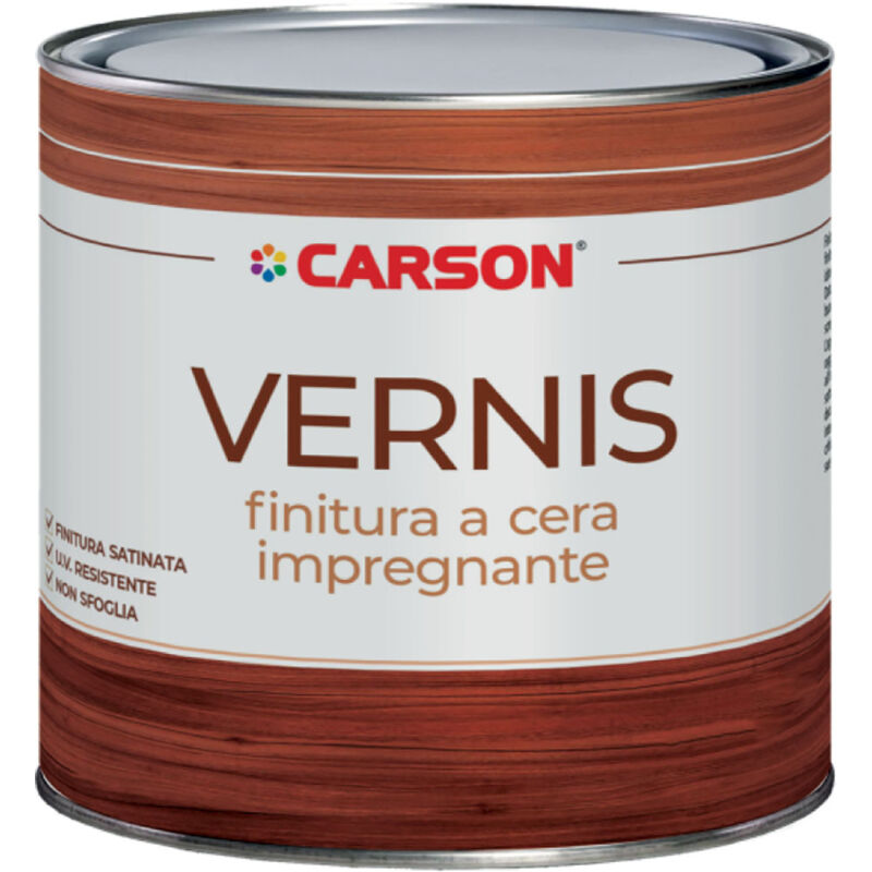 foto del prodotto carson vernis finitura a cera impregnante a solvente cerato 501 incolore colorificio 750 ml