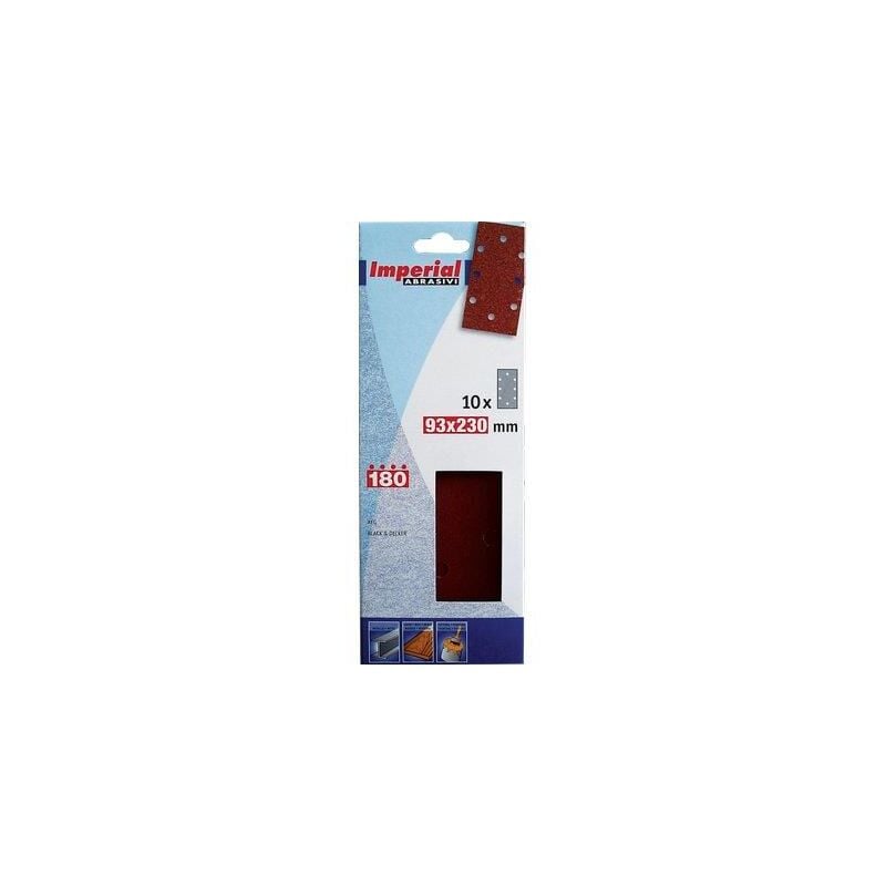 foto del prodotto carta abrasiva a fogli bd imperial grana 50 mm 93x230 cf pz 10