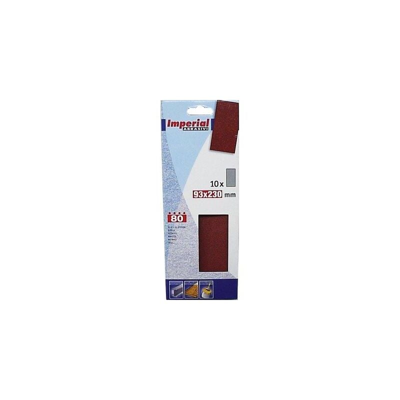 foto del prodotto carta abrasiva a fogli imperial grana 120 mm 93x230 cf pz 10 4 confezione