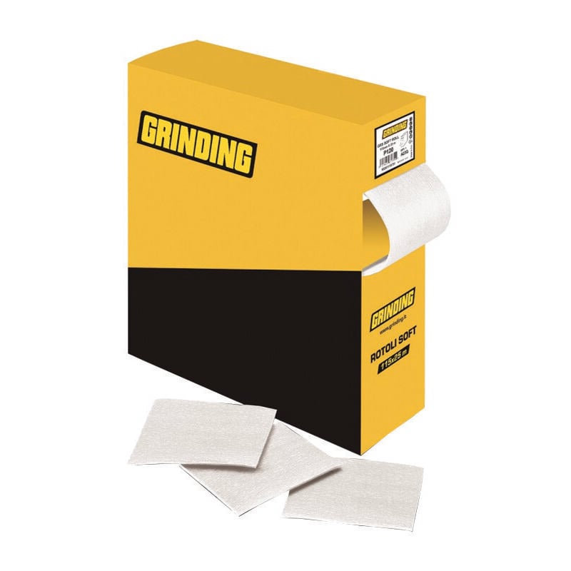foto del prodotto carta abrasiva al lattice gsr soft roll pretagliata mm.115x25mt grana a 120