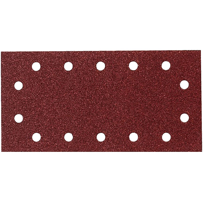 foto del prodotto carta abrasiva makita 115 x 229 mm, k180, 50 pz. 115 x 229 mm k180 50 pz. 14 fori