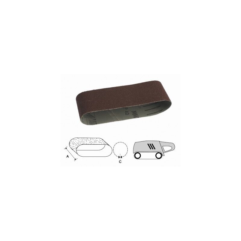 foto del prodotto carta abrasiva nastro maurer plus gr100 100x610 cf 3pz
