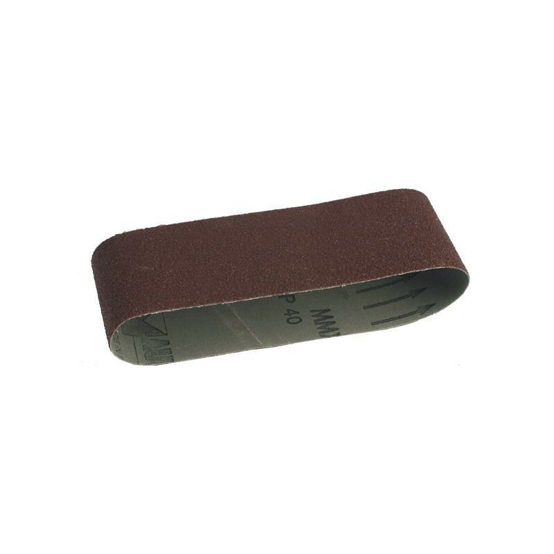 foto del prodotto carta abrasiva per levigatrice a nastro 75x457 mm grana 80 cf. 3pz maurer