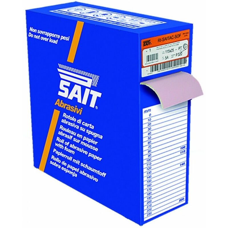 foto del prodotto carta abrasiva ri saitac sof 3s 115 mm x 25 metri grana 180