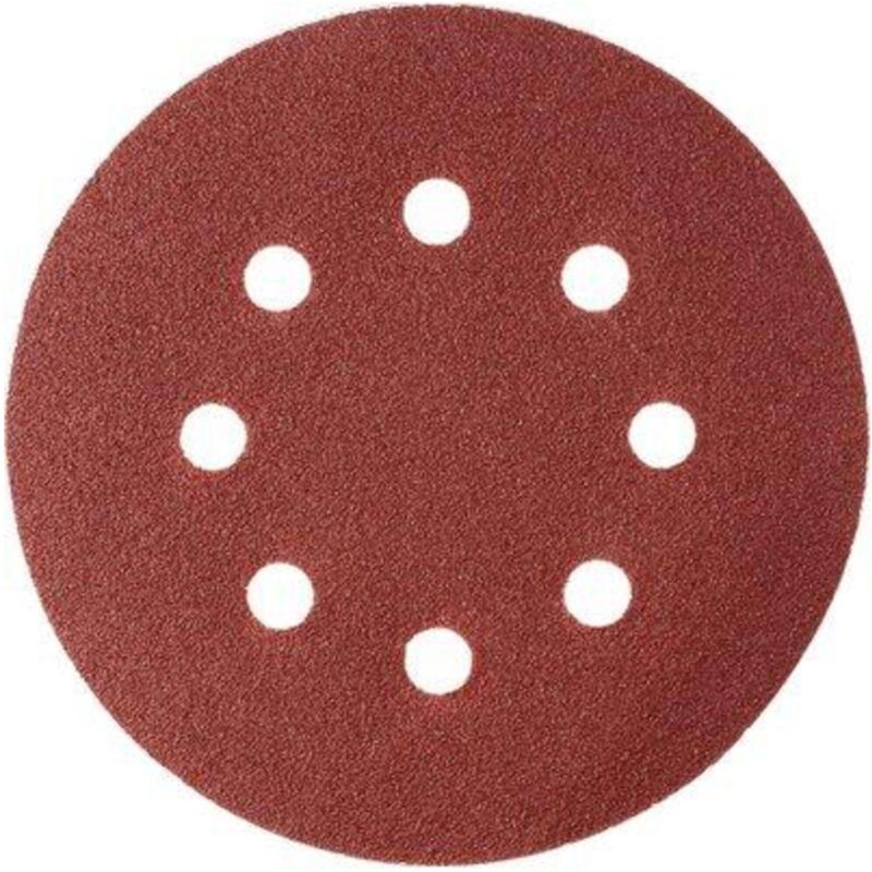 foto del prodotto carta abrasiva velcrata levigatrice 7760 wokin grana 80 mm 125 776008 cf pz 5 5 confezione