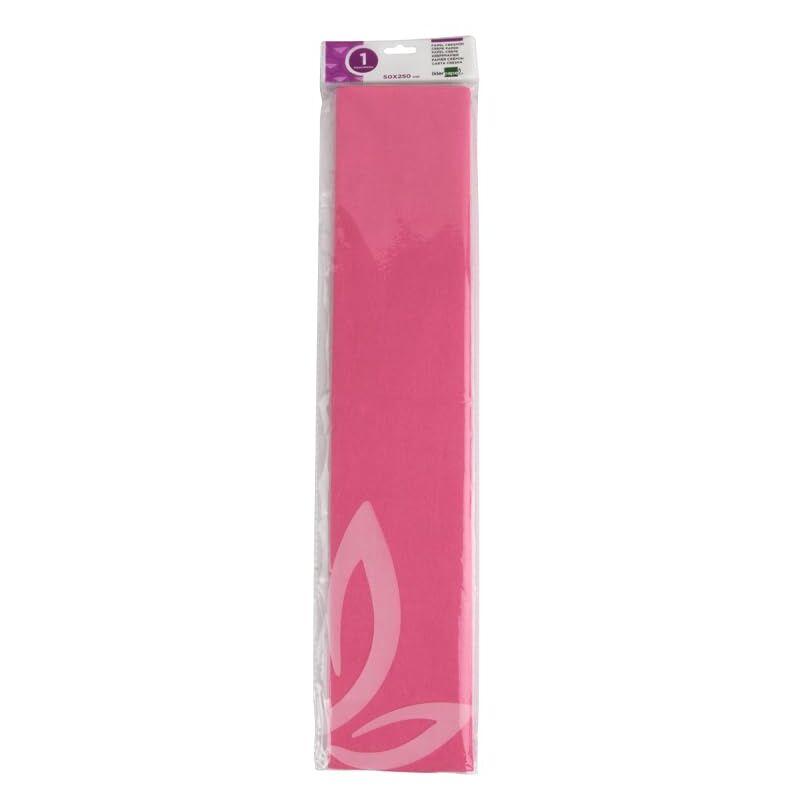 foto del prodotto carta crespon liderpapel 50 cm x 2,5m 34g m2 rosa