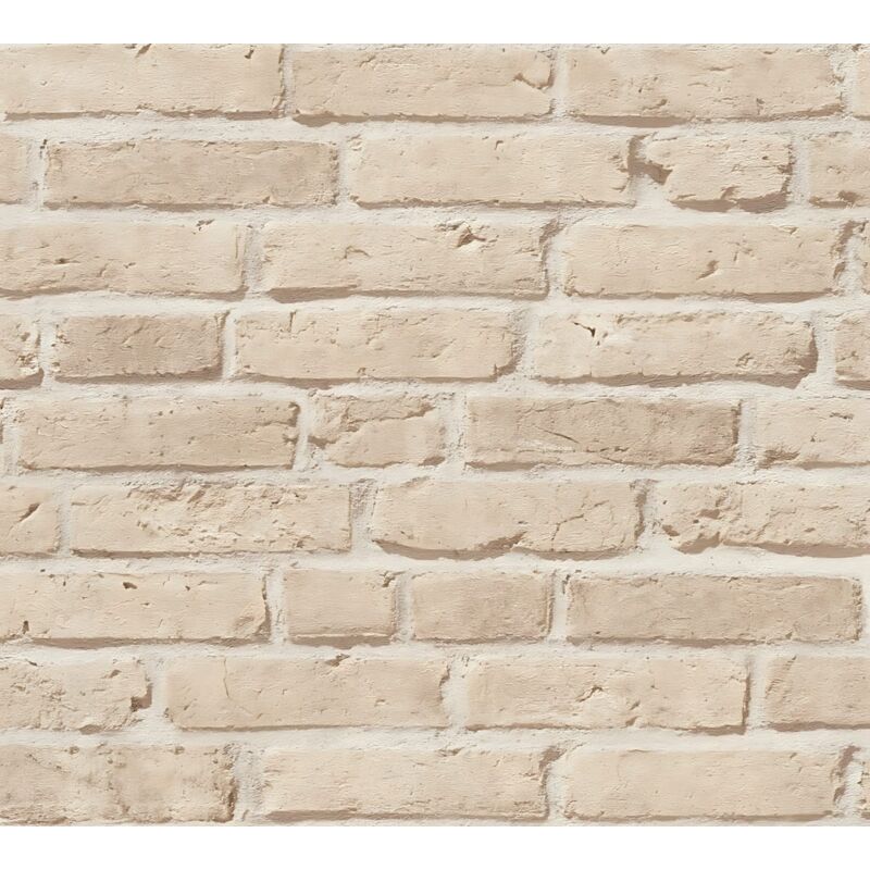 foto del prodotto carta da parati a pietre e mattonelle profhome 355812 carta da parati tnt leggermente strutturata con aspetto pietra opaca beige 5,33 m2