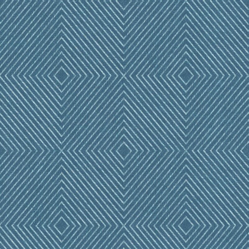 foto del prodotto carta da parati grafica profhome 369264 carta da parati tnt leggermente strutturata con motivo grafico opaca blu argento 5,33 m2