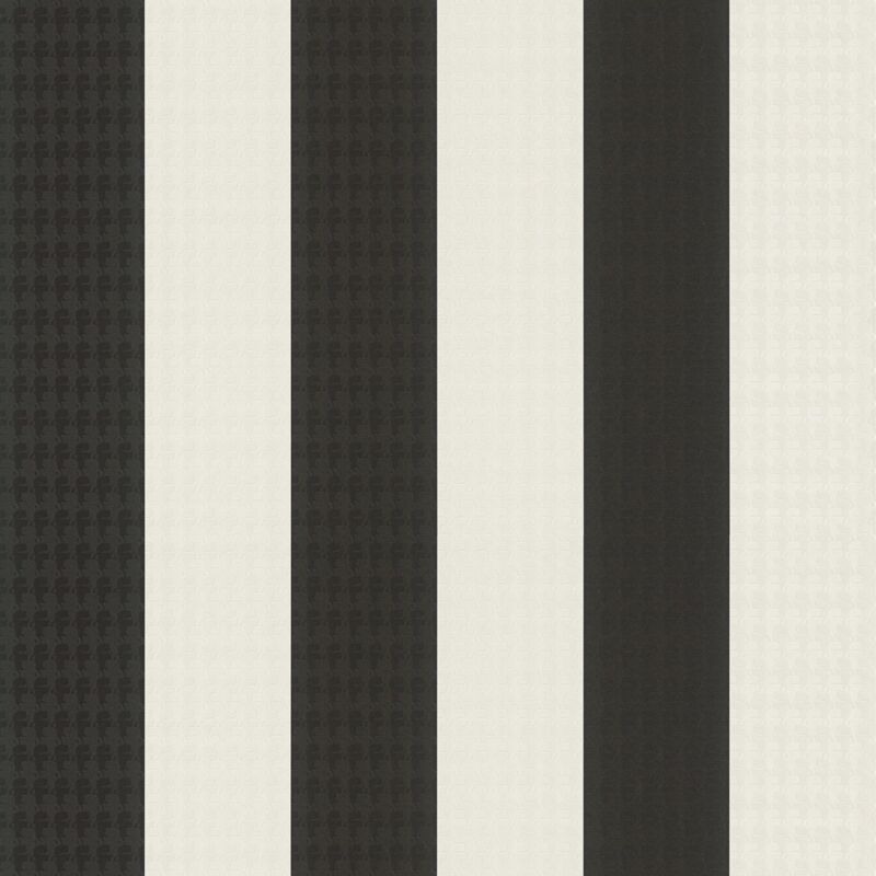 foto del prodotto carta da parati grafica profhome 378492 carta da parati tnt liscia design lucida nero bianco 5,33 m2