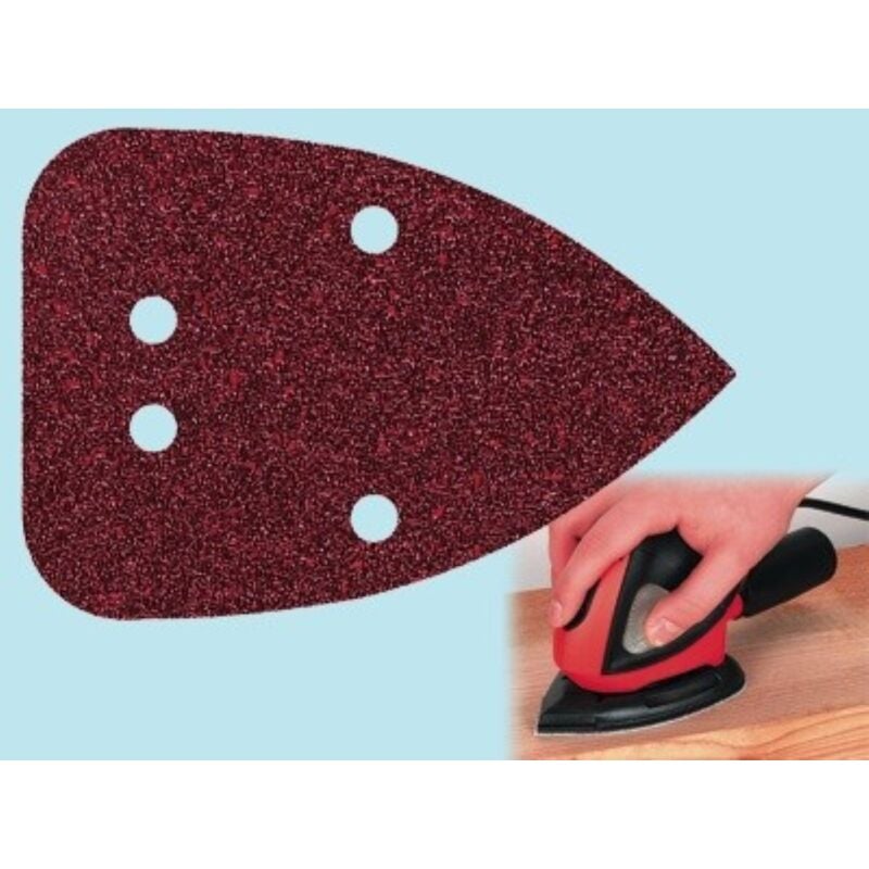 foto del prodotto carta foglio abrasivo grana 80 10 pezzi wolfcraft