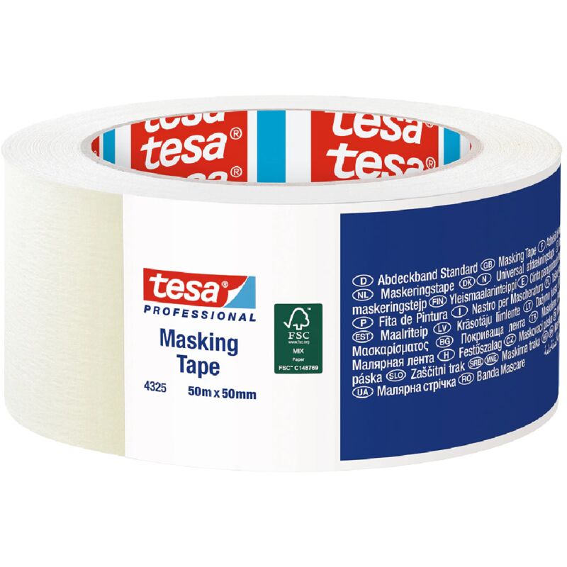 foto del prodotto carta gommata, nastro per pittori e carrozzieri per incartare 25 mm x 50 mt 12 pezzi