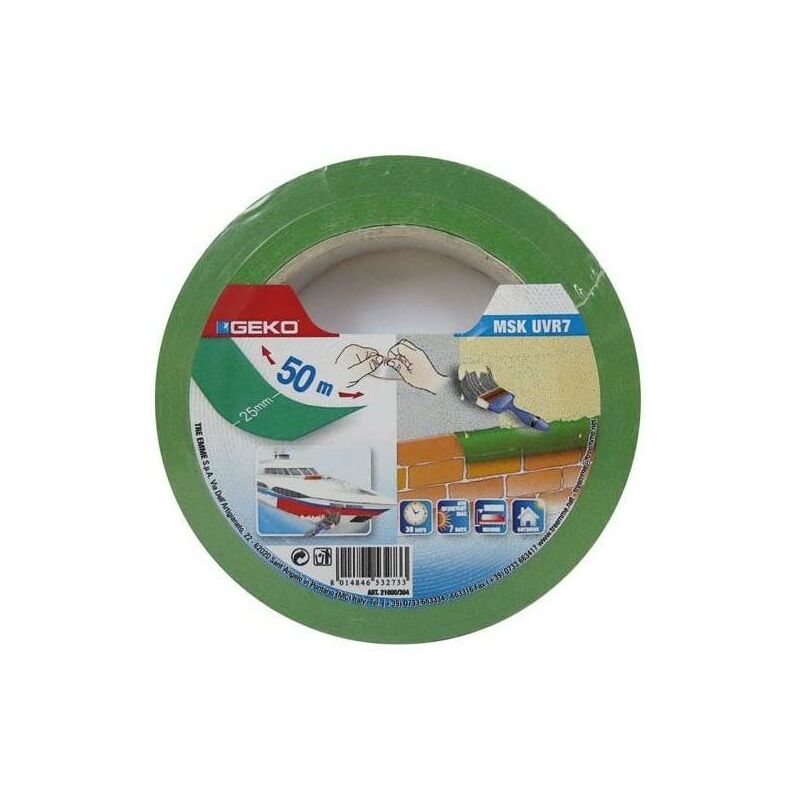 foto del prodotto carta gommata uvr mm. 25x50 mt. verde