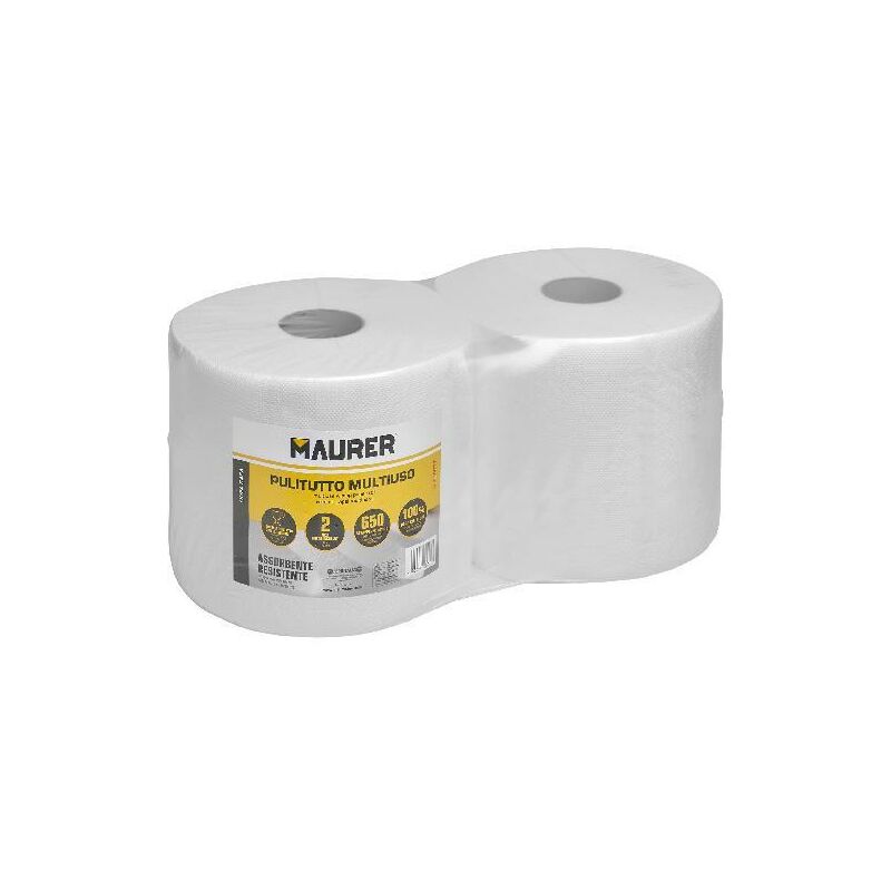 foto del prodotto carta strappo pura cellulosa maurer 650 strappi per uso alimentare