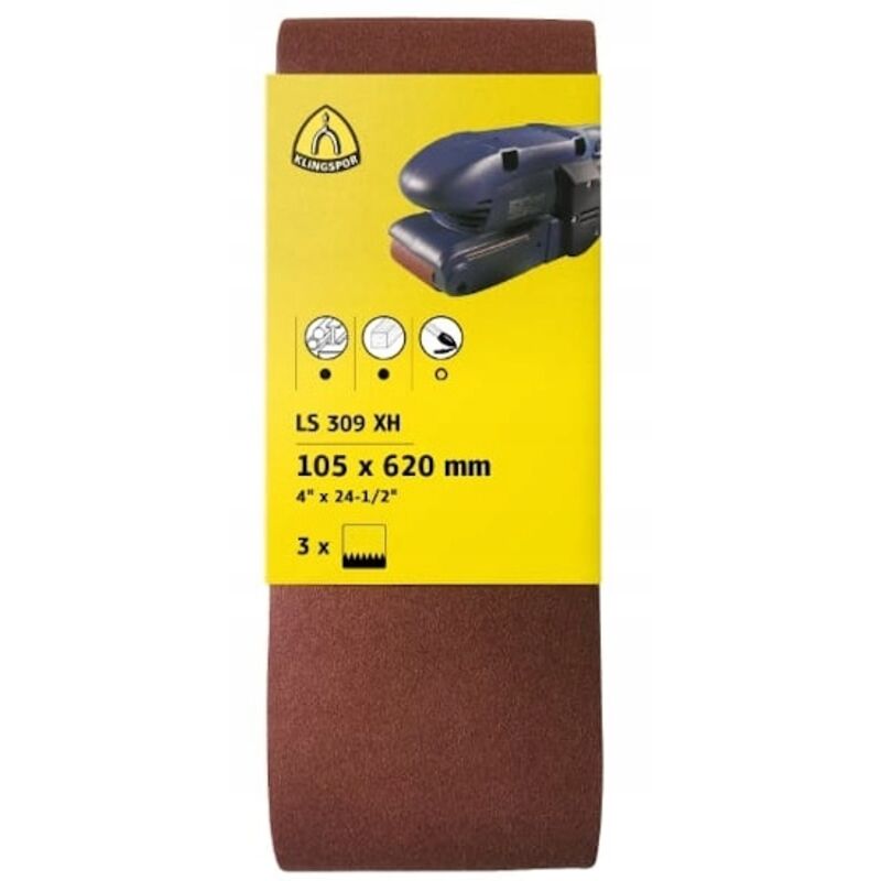 foto del prodotto carteggiatura banda 75x457 / grain -120 klingspor