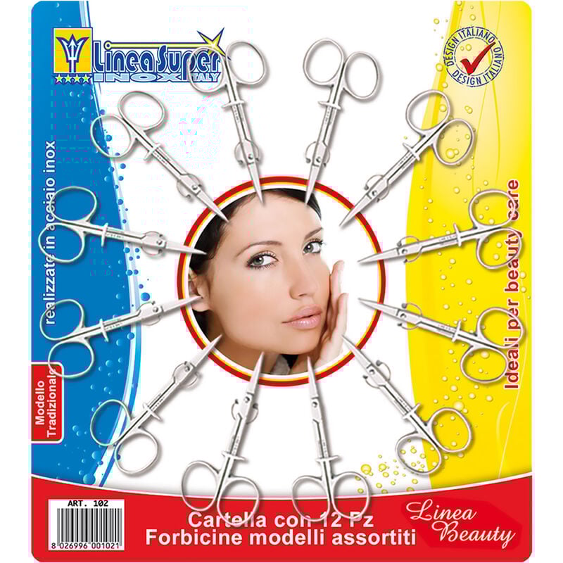 foto del prodotto cartella forbici manicure cf. 12 pz