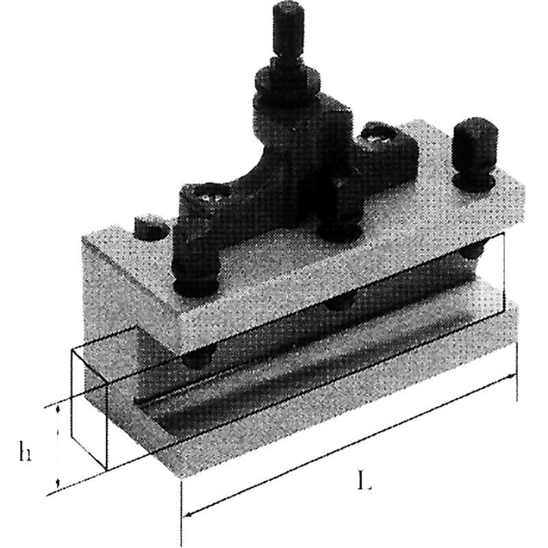 foto del prodotto cartella porta utensili a sede piana fervi t00a/d per torretta tipo multifix t00a