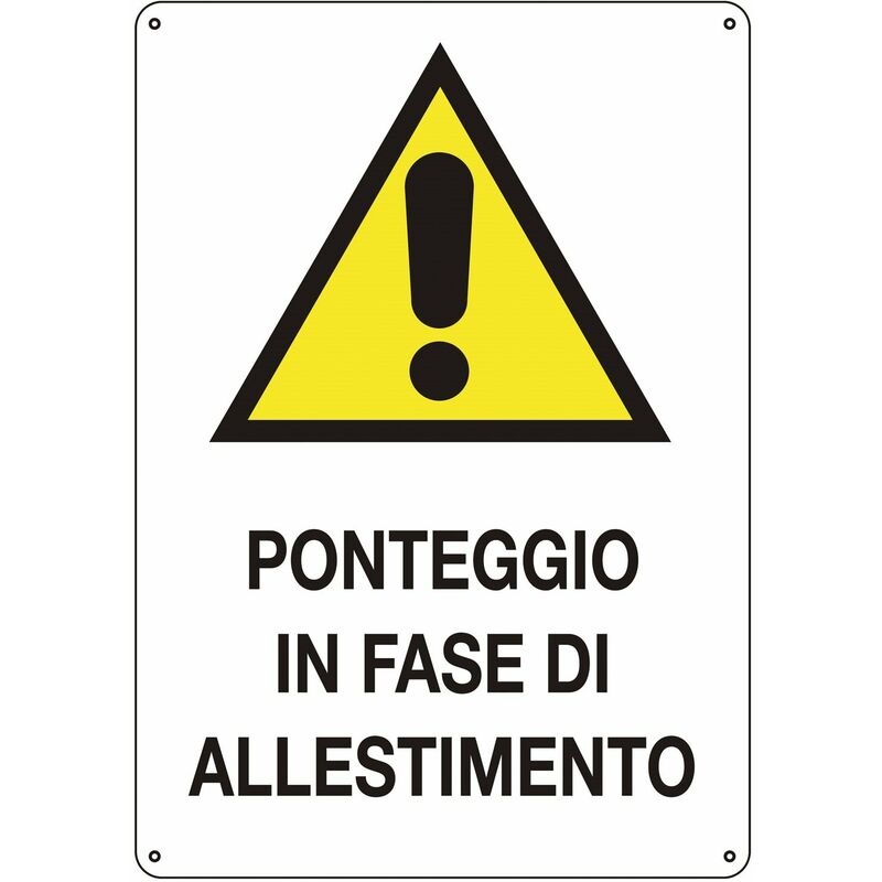 foto del prodotto cartelli segnalatori uso civile per cantieri e locali ponteggio in allestimento