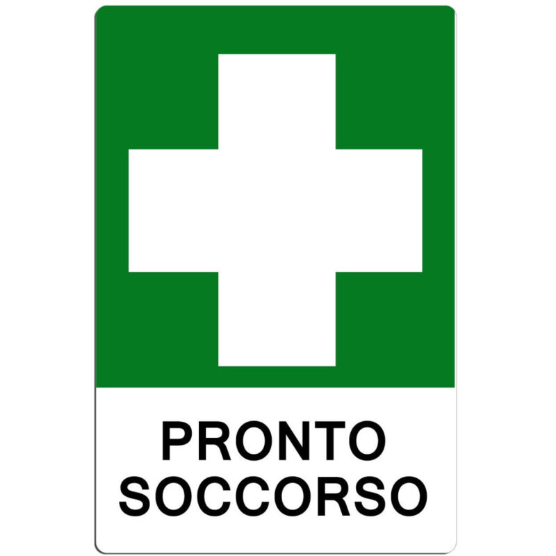 foto del prodotto cartello cassetta pronto soccorso segnaletica direzionale sicurezza avvertimento trade shop traesio