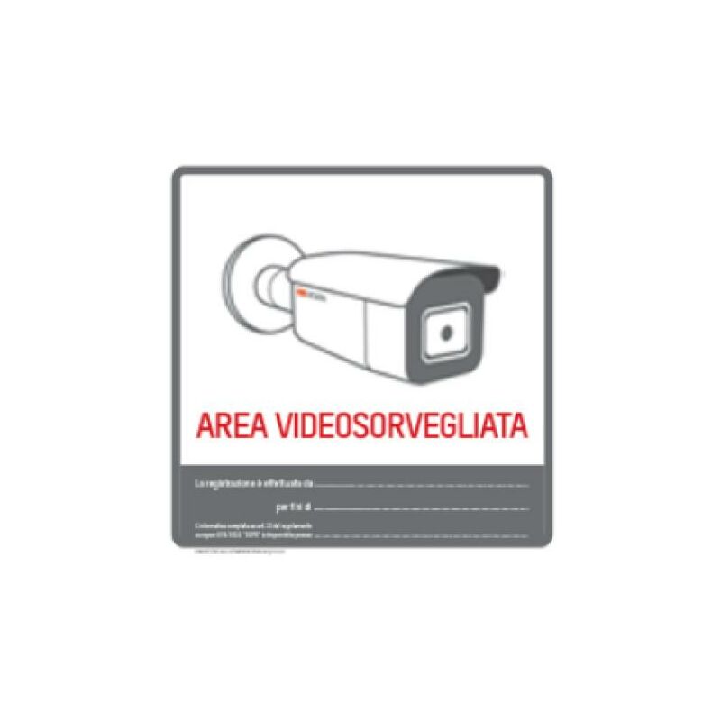 foto del prodotto cartello hikvision privacy area videosorvegliata - 150104813