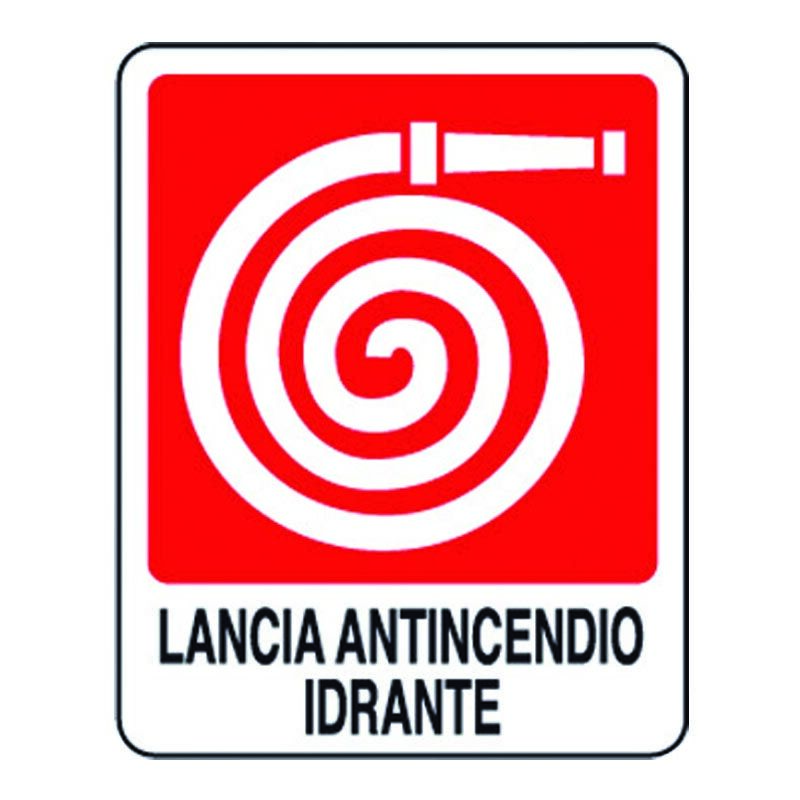 foto del prodotto cartello lancia antincendio idrante