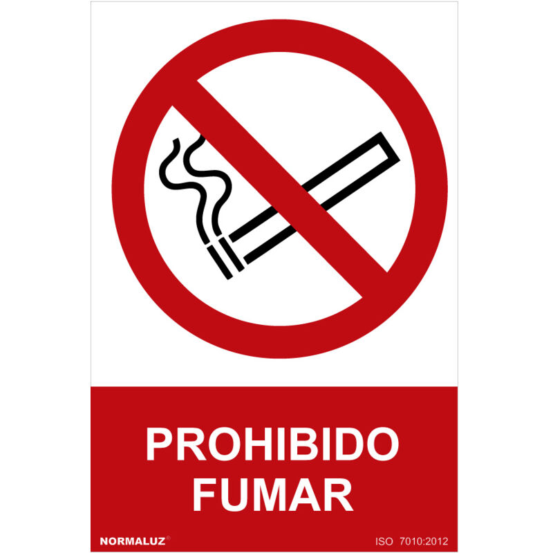 foto del prodotto cartello no smoking pvc 0,7mm 30x40cm