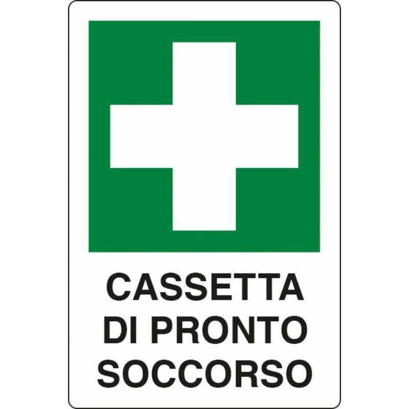 foto del prodotto cartello segnaletica cassetta pronto soccorso 30x20
