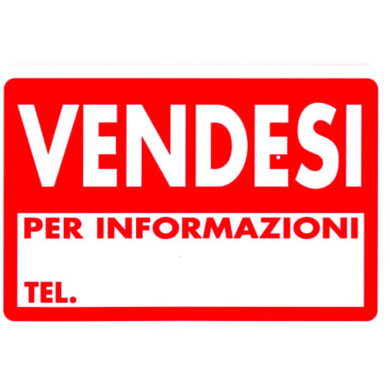 foto del prodotto cartello vendesi cm.30x20h.