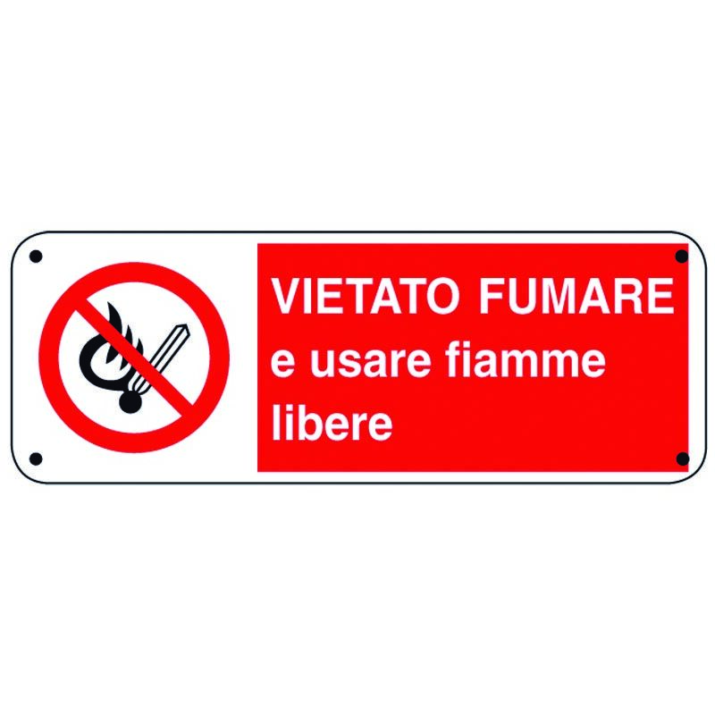foto del prodotto cartello vietato fumare