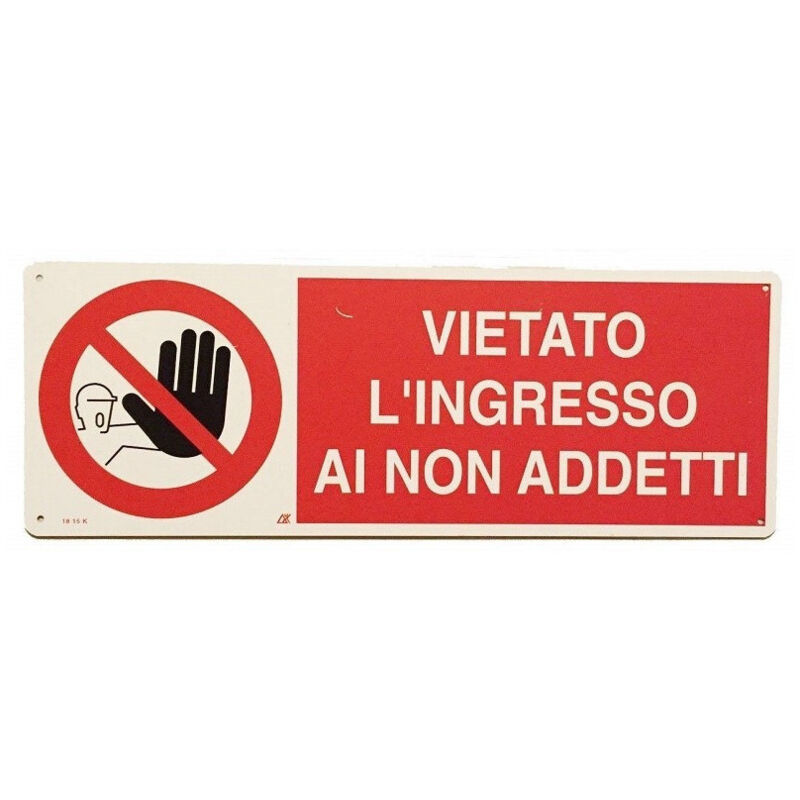 foto del prodotto cartello vietato ingresso segnaletica direzionale sicurezza avvertimento trade shop traesio