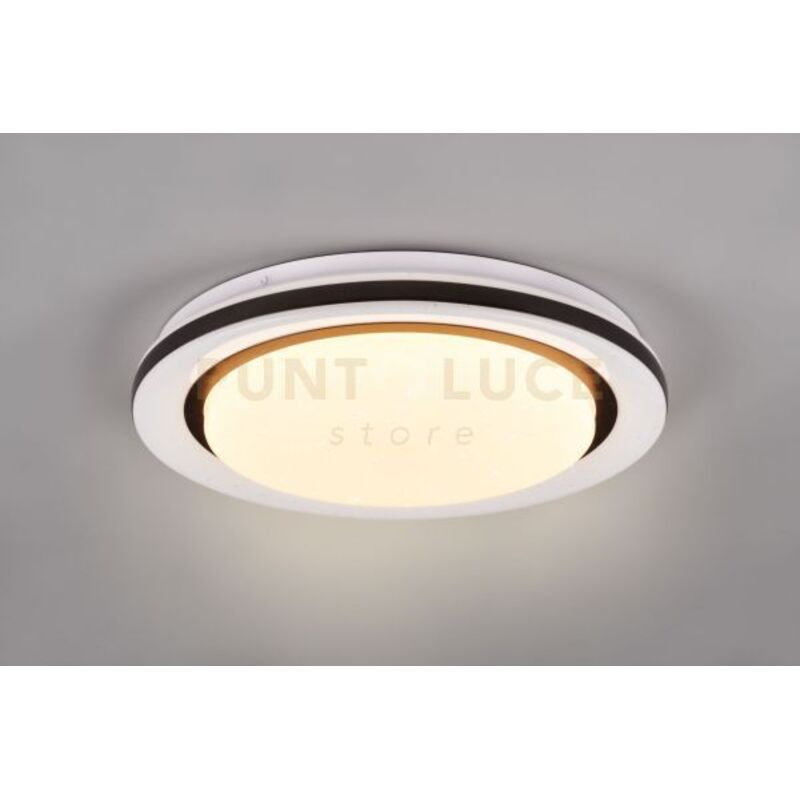 foto del prodotto cartida plafoniera led 17w 2000lm, 2700 6000k con telecomando multifunzione e rgb dimmerabile d.38cm