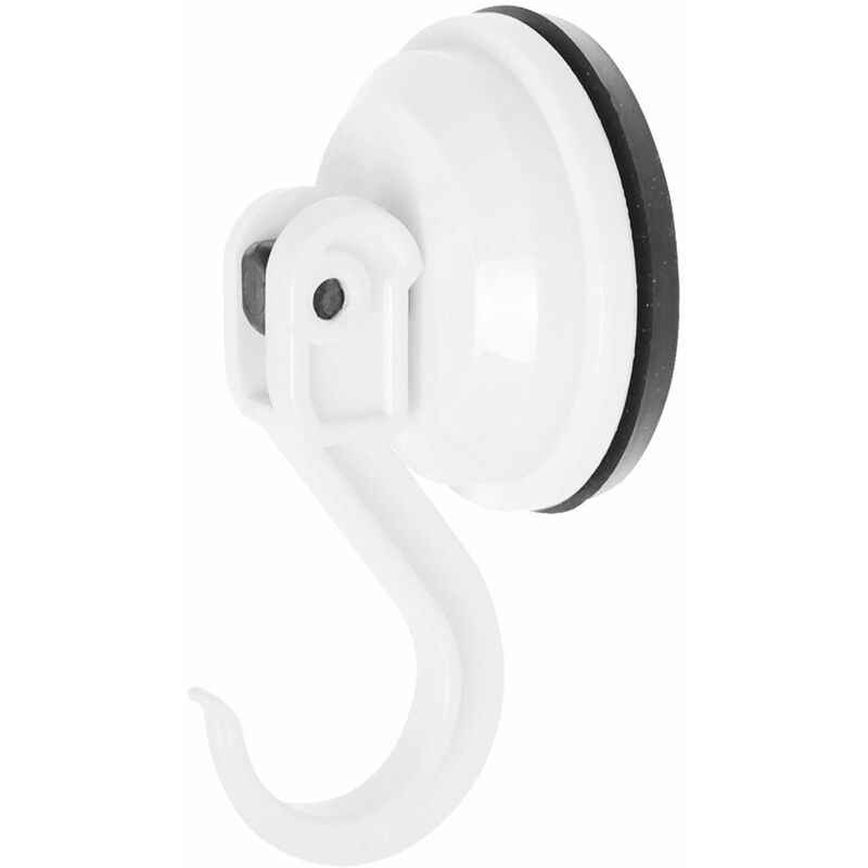 foto del prodotto cartrend 10217 gancio a ventosa per caravan, fino a 6 kg, 6 kg, colore bianco