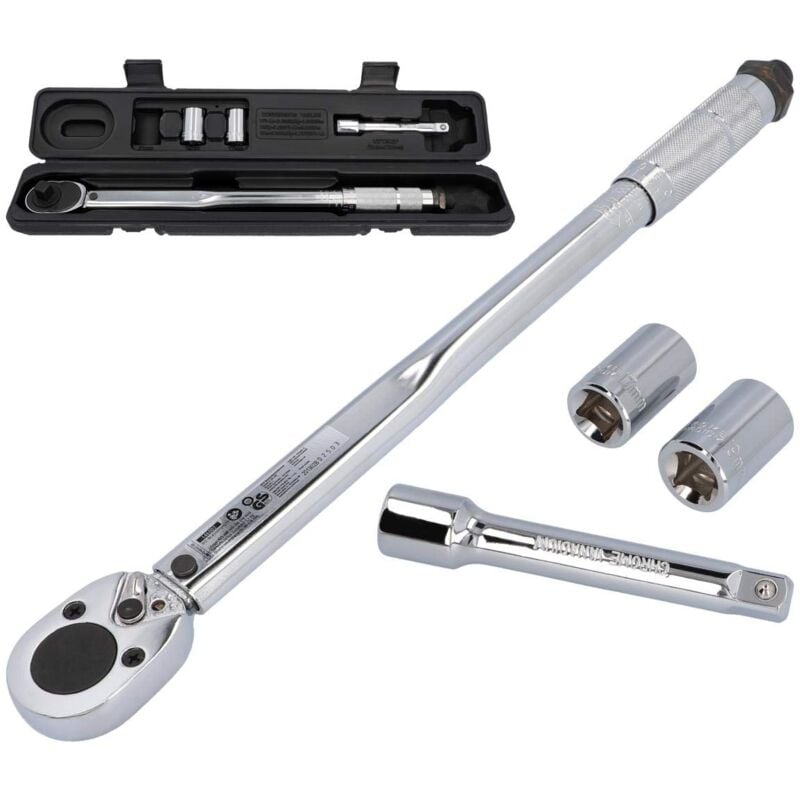 foto del prodotto cartrend 146002 chiave dinamometrica con bussole 17 19 mm