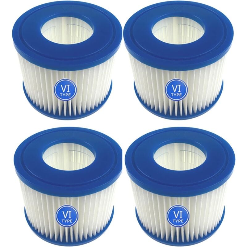 foto del prodotto cartucce di ricambio per filtro piscina lay z spa bestway flowclear, filtro piscina bestway vi, per monaco taglia 6 58323, 4 pezzi