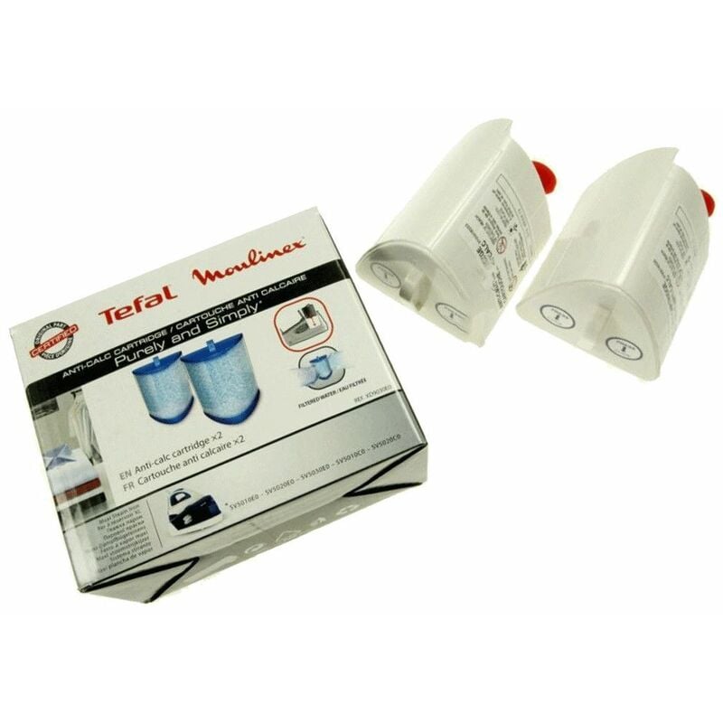 foto del prodotto cartucce filtranti x 2 ferro da stiro, ferro a vapore moulinex 2951055423653622620