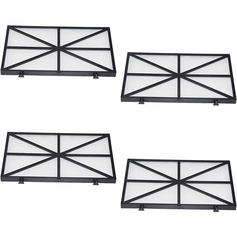 foto del prodotto cartucce filtro di ricambio 9991433 r4 per pulitore robot per piscine delfin m200, m400, m500 4 pezzi 