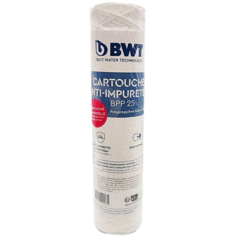 foto del prodotto cartuccia a spirale ppb25 25 m cartuccia antisedimento bwt