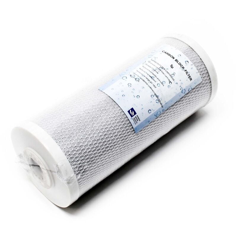 foto del prodotto cartuccia con blocco di carbone attivo cto 10l 10 per filtro dell acqua naturewater