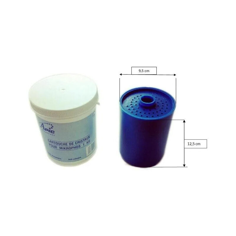 foto del prodotto cartuccia di cristallo per mikrophos 1 kg