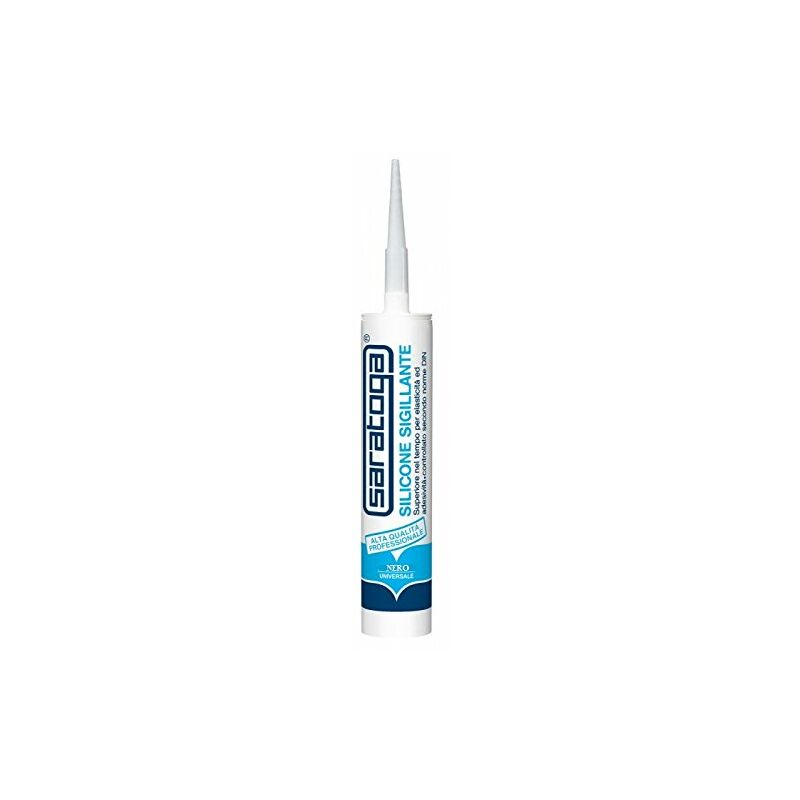 foto del prodotto cartuccia di silicone nero saratoga uso professionale 280 ml