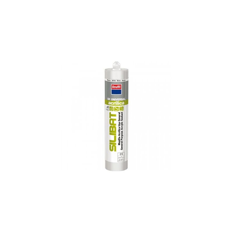 foto del prodotto cartuccia di stucco acrilico bianco 300ml 50323 krafft