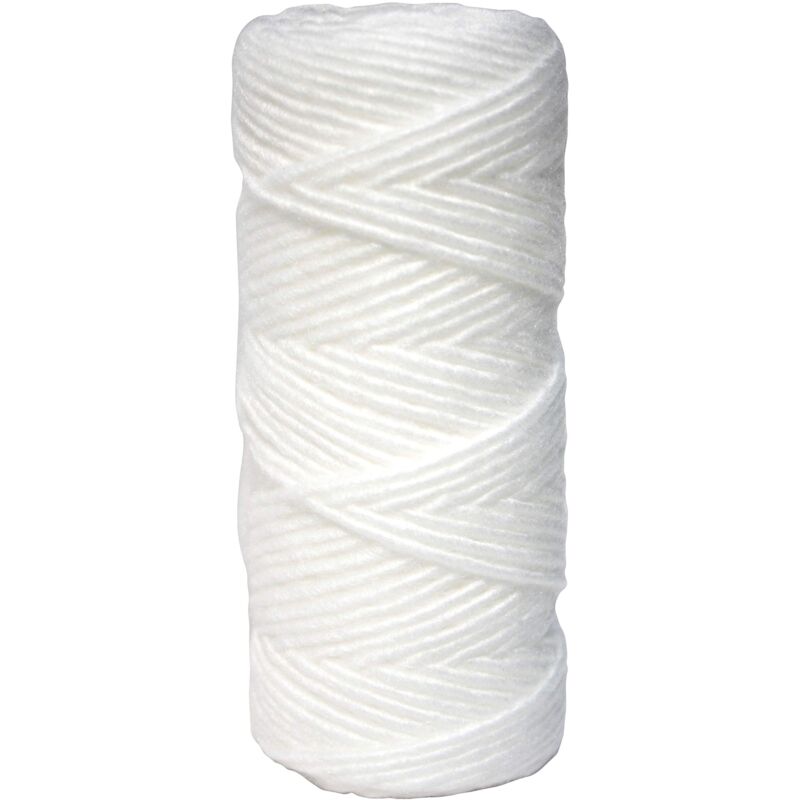 foto del prodotto cartuccia filtrante per filtro acqua in filo avvolto, 1 pezzo da 5 pollici con permeabilit 50 micron, pratica modalit di usa e getta wk