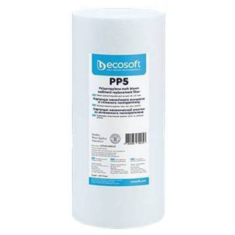 foto del prodotto cartuccia filtrante pp 4,5 ecosoft h. 20 micron 20+5