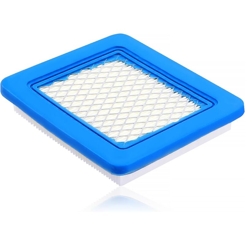 foto del prodotto cartuccia filtro aria 491588s, filtro aria per tosaerba, filtro aria per trattorino rasaerba blu, compatibile con briggs stratton 491588s 491588