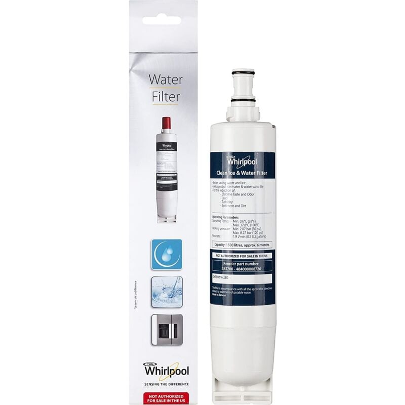 foto del prodotto cartuccia filtro dell acqua 002 originale frigorifero, congelatore whirlpool 424293662894271293