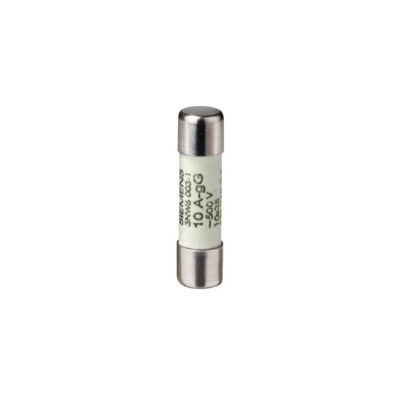 foto del prodotto cartuccia fusibile cilindrica, 10 x 38 mm, 2 a, gg, un ac 500 v