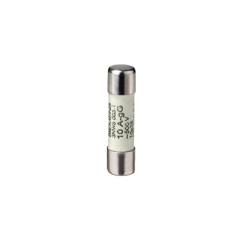 foto del prodotto cartuccia fusibile cilindrica, 10 x 38 mm, 25 a, gg, un ac500 v